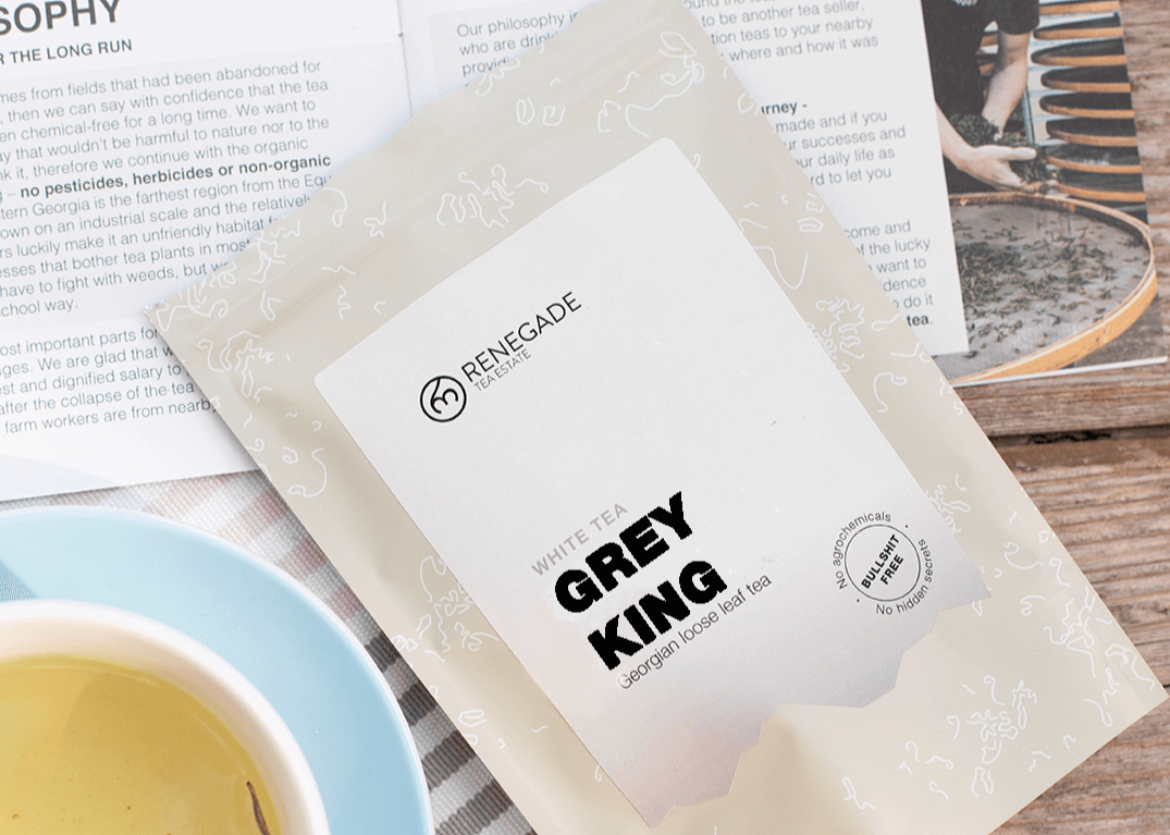 Grey King 140g - white tea